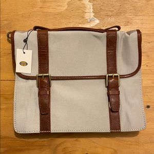 Grey Mini Messenger Fossil
